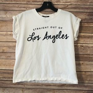 Straight out of Los Angeles Forever 21 tee